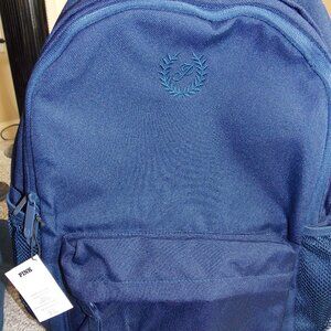 NWT-Victoria Secret Pink Ivy Classic Canvas Navy Backpack